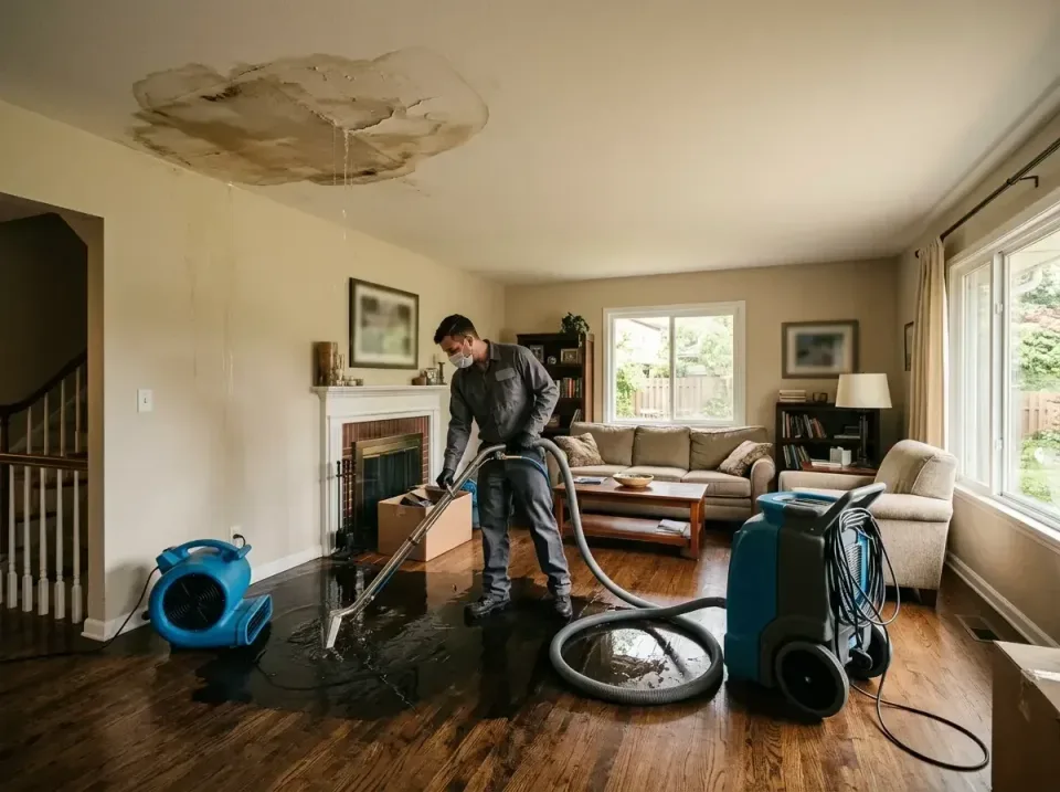attic-pipe-burst-ceiling-drip-008 — frequently asked questions, Water Damage Restoration & Carpet Care in Huntsville, AL